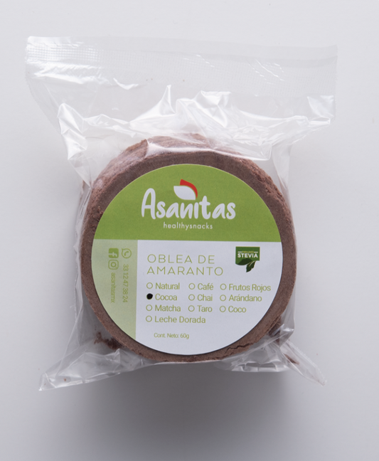 Obleas de Amaranto Cocoa